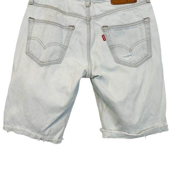 Levi’s | 511 Slim Distressed Shorts Light Wash Size 29 - Picture 8 of 14